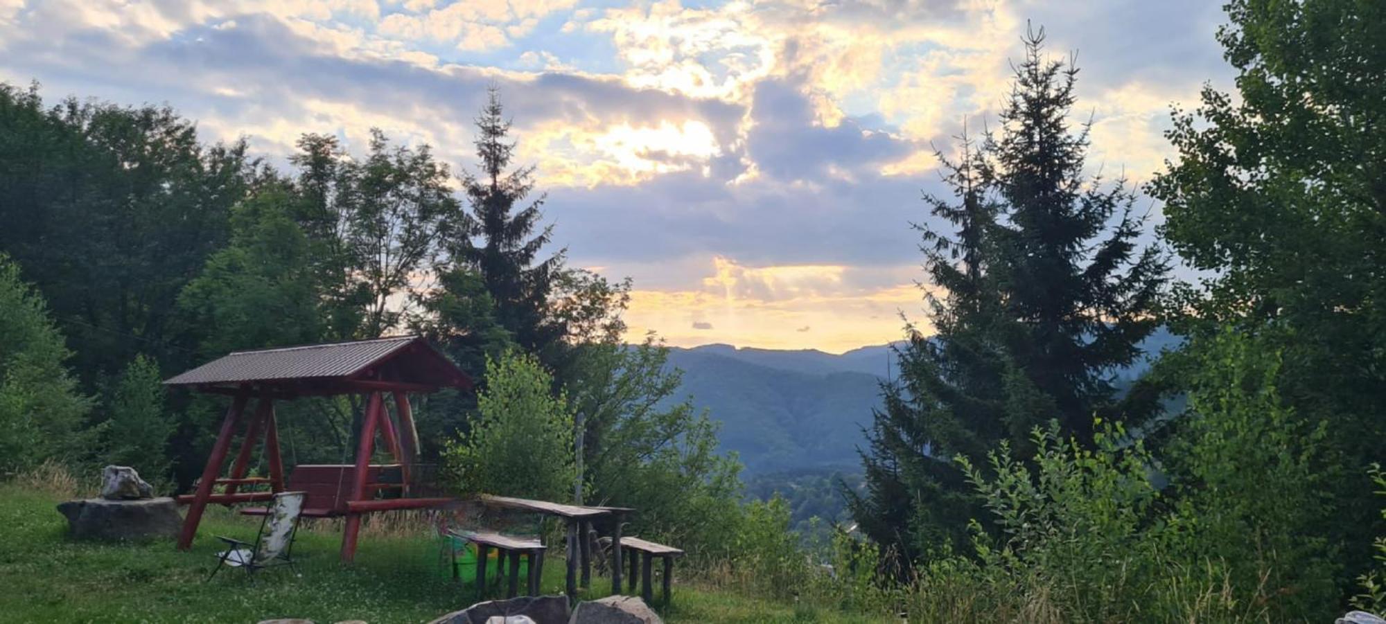 Cabana Belvedere Dragoslavele Exterior foto